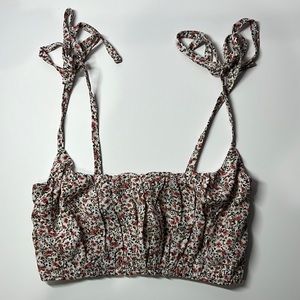 Floral crop top